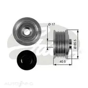 Gates Alternator Pulley - OAP7032