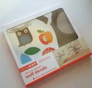 Skip*Hop Treetop Friends Adhesive 88 Wall Decals Owls Birds Trees Flowers NIP