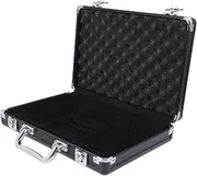 ibasenice Poker Chip Carrying Container Sealing Poker Cards Box Aluminum Frame Case Sturdy and Portable Poker Chip Storage