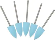 Silicone Nail Bits for Nail Drill 5pcs Nail Art Polishing Accessories Nail Drill Bits Set Cuticle Nail Drill Bit Nail Sanding Bits 600 Grit Nail Grinding Tool