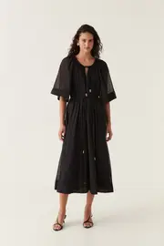 Damia Smock Midi Dress
