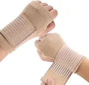 Poemtian 1 Pair Wrist Brace for Carpal Tunnel,Hand Palm Wrist Support, Adjustable Compression Strap for Carpal Tunnel Tendonitis Wrist Pain Hand Pain,Fit for Both Left Hand and Right Hand