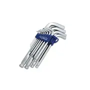 SP Tools 13Pcs Jumbo Magnetic Ball Drive Hex Key Set - Metric Cr-V Steel