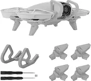 Tuvzylory DJI Neo Gimbal Bumper Guard Accessories, Collision Bar, Handheld Drone Folding Height Increasing Tripod (Gray Bumper + Foldable Tripod)