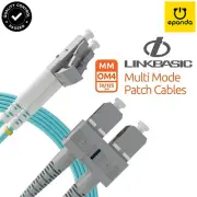 Premium LINKBASIC Multi-Mode OM4 LC to SC LSZH Duplex LC-SC Fibre Optic Cable
