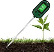 Soil Tester, High Precision pH Soil Tester, Soil Detector, Small Houseplants Hydrometer, Soil Test Kit, LCD Display Plant Meter, Indoor Plant Water Meter, Farm Soil Test Kit
