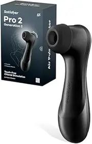 Satisfyer Pro 2 Gen 2 Black Exclusive 6.25" Air Pulse Clitoral Stimulator