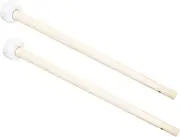 CLISPEED 2Pcs Wooden Gong Mallets with Heads Durable Percussion Hammers for Chinese Gong Comfortable Grip for Performances Celebrations
