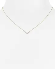 Adina Reyter Diamond Pave V Pendant Necklace, 15