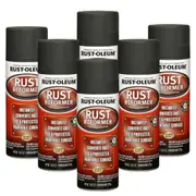 (6 PACK) Rust-Oleum 248658 Automotive Rust Reformer (Flat-Black) 298g Spray