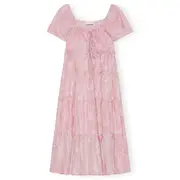 [GANNI] Textured Cloque Layer Dress