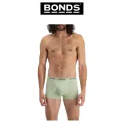 Mens Bonds Guyfront Trunk Cotton Stretch Seamfree Remixed Sage Sport MZVJ