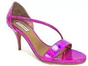 Tabitha Simmons Women's Nile Fuchsia Python Sandals Size US 5.5 - IT 36 B