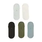 5X Small Daily No Show Socks - MULTI COLOUR 5X Rexy Daily No Show Ankle Socks Sm