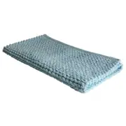 Gainsborough Hampton Cotton Cable Knit Bath Mat- Sea