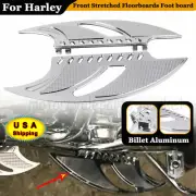 Chrome Front Driver Floorboards For Harley Road King Street Glide Softail FLSTC