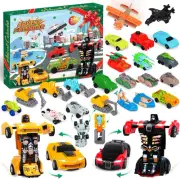 MOVINPE Transformers Robot Cars Advent Calendar 2024 for Kids Boys, 2 Large C...