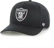 47 Las Vegas Raiders NFL Hitch RF Unisex Baseball Cap, Adjustable, Team Badge, Black, Black, One size