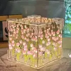 Energy-saving Tulip Led Lamp Tulip Mirror Led Tulip Flower Mirror Night