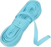 uxcell 10 Yards Corset Boning Casing, 3/8"(10mm) Nylon Plush Boning for Sewing, Bra Cover Casing Elastic Band Tape for Lingerie Wedding Bridal Gown Dress, Sky Blue