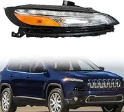 LABLT A Headlamp Replacement for Cherokee 2014 2015 2016 2017 2018 Headlight Right Side Replacement for 68321886AC