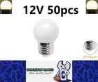 50 x Warm White 12v E27 1W LED Bubble Globe Frosted White ideal for sign (50pcs)