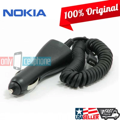 Original Nokia micro-USB Car Charger for 6300 4G 8210 5710 Xpress 2660 Flip 2720