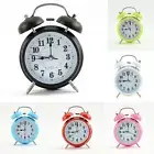 Classic Vintage Twin Bell Alarm Clock Retro Retro Analog Clock Battery Powered