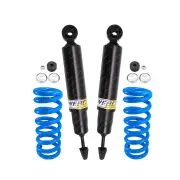 Rear Webco Shock Absorbers Lovells HD Raised Springs for ROVER RANGE ROVER 72-95