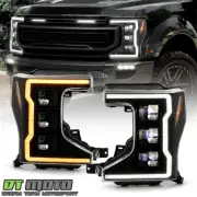 For 2020-2022 Ford F250 F350 Halogen SwitchBack Signal LED Projector Headlights (for: Ford)