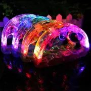 Flashing Tambourine LED Light Up Sensory Toy For Kids Musical Instrument 2024