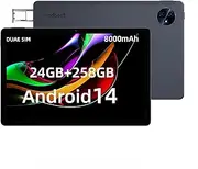 Android 14 Tablet 11-inch 1920x1200 Full HD 2K Screen, 16GB RAM + 256GB ROM Expand 1TB, 8000mAh Battery, 4G Dual SIM, M2 Gaming Tablet Octa Core, 8000mAh,13+5MP Cameras, Face Unlock