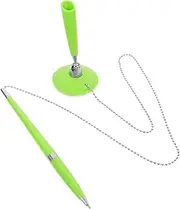 Operitacx Desktop Signature Pen with Chain Elegant Business Pen for Office Hotel and Bank Use Smooth Writing Ergonomic Design Versatile for Notes and Documents