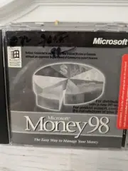 Vintage Microsoft Money 98 PC CD-ROM Software Windows 95/NT Big Box USA Made NEW