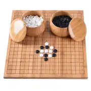 Bamboo Table Go Board Weiqi Checkerboard 19 x19 Line 361 Way Board Games