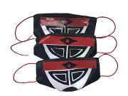 3 Pack of Handmade Mexican Lucha Libre Face Masks - Octagon