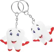 STOBOK 2pcs Keychain Bag Hanging Decor Novel Keychain Fun Keychains Purse Charm Purse Keychain Novelty Keychain Cool Keychain for Men Handbag Ornament Chains Party Favors Metal