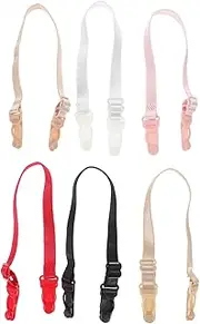 [WOFASHPURET] 6pcs Bra Strap Holder Non-slip Buckle Bralette Extension for Gym Tops Activewear