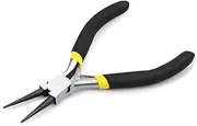 LEONTOOL Round Nose Pliers for Jewelry Making 5 Inch Wire Looping Pliers Mini Beading Pliers Precision Handcraft DIY Hand Tool