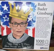 Ruth Bader Ginsburg RBG 1000 Piece Jigsaw Puzzle 27" x 19" NEW Sealed! Free Ship