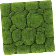 Abaodam 1Pc Artificial Moss Foam Board Simulated Green Plants Wall Decoration DIY Background for Home Office Event Decor Versatile Faux Moss Mat for Modern Nordic Styles