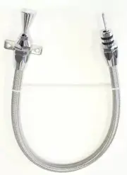Aeroflow Firewall Mount Flexible Stainless Steel 24" Trans Dipstick for Ford C4