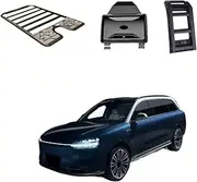 Roof Rack Basket Cargo Carrier Exterior Side Mounted Gear Box Tool Box Foldable Liftable Ladder Compatible for AITO M9 2023 2024