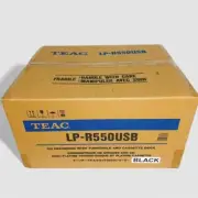 TEAC LP-R550USB-B CD Recorder with Turntable Cassette Player Black USB NEW