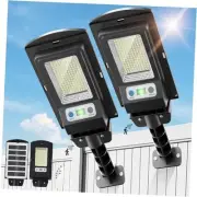 Solar Street Lights Outdoor, 20000LM Waterproof Motion Sensor 200W(2 Packs)