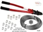 G316 Stainless Steel Wire Rope 4.0mm 7x19 Rigging Fencing Tool Swage Thimble