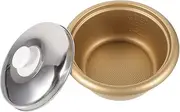 Mikinona Rice Cooker Pot Replacement Metal Cooker Pot for Rice Soup Cake Making Large Capacity