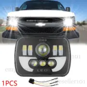 5X7" 7x6 LED Headlight Assembly Hi-Lo Beam For Chevy Express 1500 2500 Cargo Van (for: Toyota)