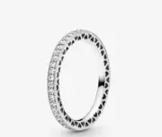 NEW GENUINE PANDORA SPARKLE AND HEARTS WOMEN RING GIFT WITH BOX