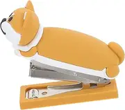 COHEALI Puppy Stapler Stapler Mini Stationery Office Stationery Supplies School Supplies College PVC Soft Glue Light Brown